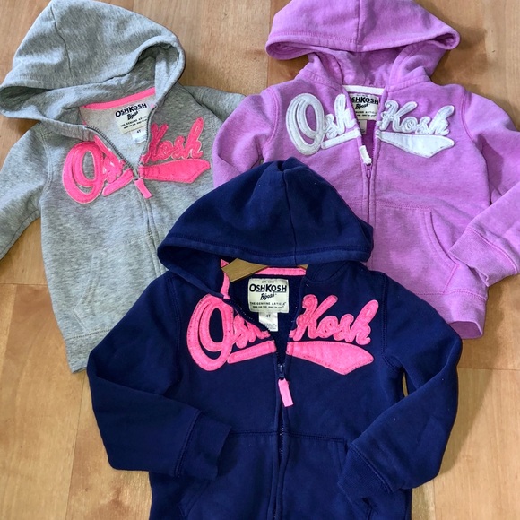 Other - BUNDLE girls Winter sweatshirts Oshkosh 4T
